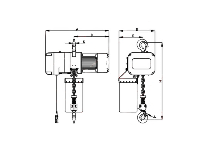 RSCo 5 ton electric wire rope crane