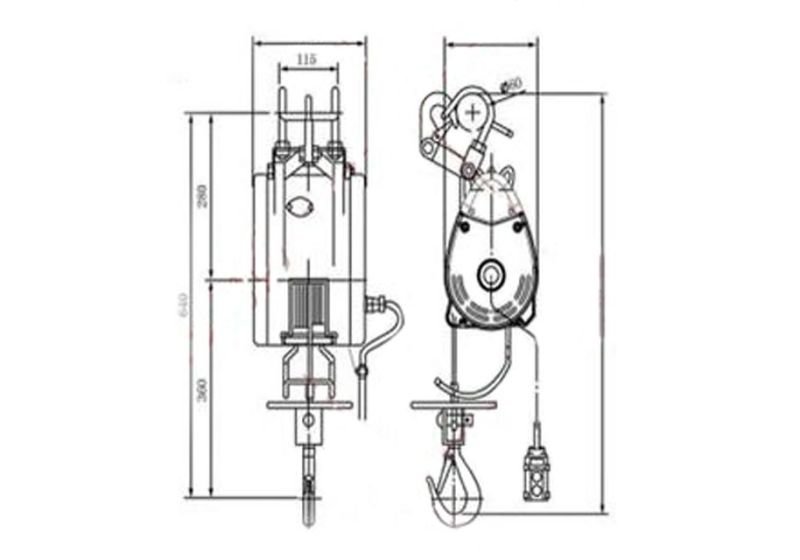 RSCo 500 kg electric winch