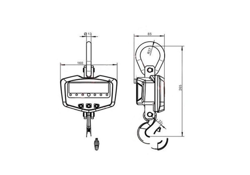 RSCo 3 ton crane hanging scale
