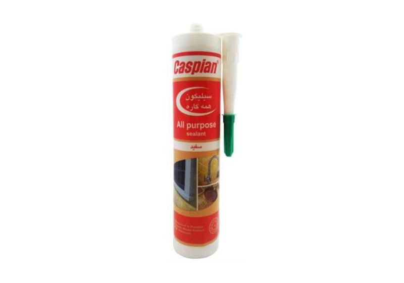 Caspian aquarium silicone glue 300 ml model transparent
