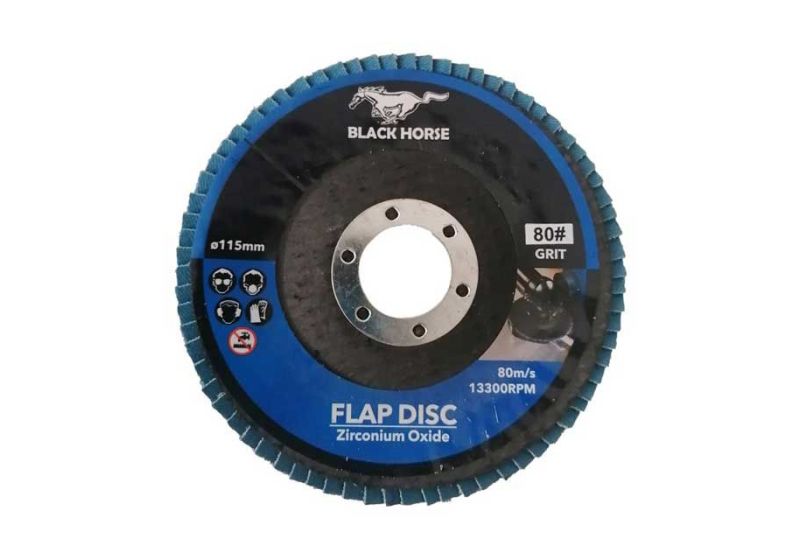 BLACK HORSE Flap Disc Size 115-Grit 80 (10pcs)