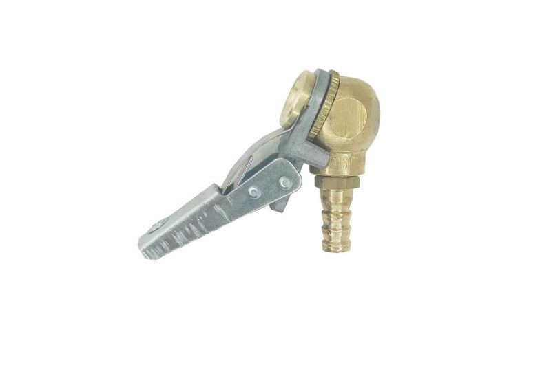 Straight air chuck tire inflator