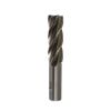 Short White 4-Flute End Mill |Hongda-HSS 12