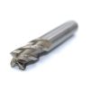 Short White 4Flute End Mill |Hongda - HSS 13