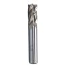 Short White 4Flute End Mill |Hongda - HSS 13