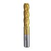 Long Gold 4Flute End Mill |Hongda-HSS 17