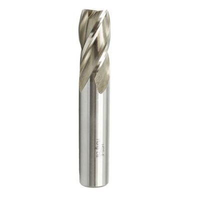 Short Gold 4-Flute End Mill ,Hongda| HSS 13