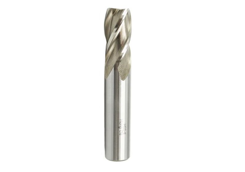 Short Gold 4-Flute End Mill ,Hongda| HSS 13
