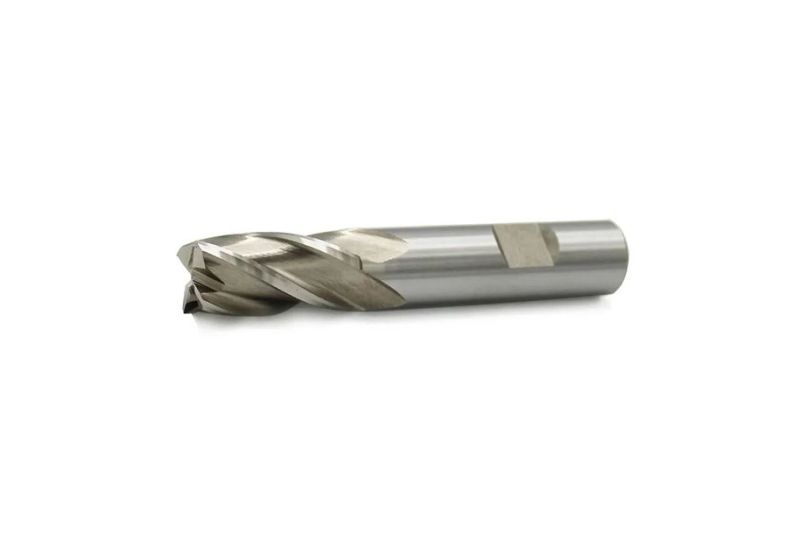 Short White 4Flute End Mill |Hongda - HSSE 12