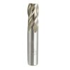 Short White 4Flute End Mill, Hongda| HSSE 8