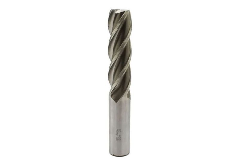 Long White 4Flute End Mill |Hongda-HSS 18