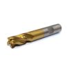 Short Gold 4Flute End Mill |Hongda -HSS 20