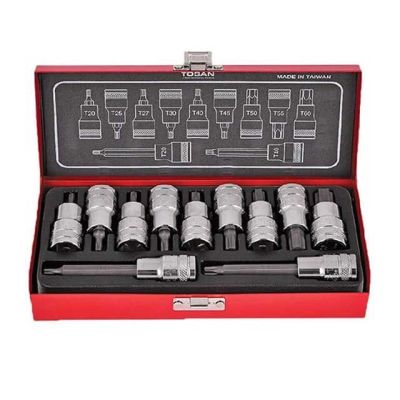 ست آلن بکسی 1/2 اینچ 11 پارچه ستاره ای توسن مدل T1253-11T