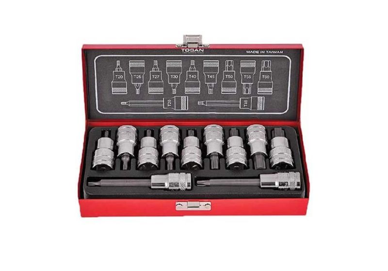 ست آلن بکسی 1/2 اینچ 11 پارچه ستاره ای توسن مدل T1253-11T