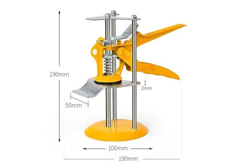 Leveling tile | Lifting jack and slab adjustment