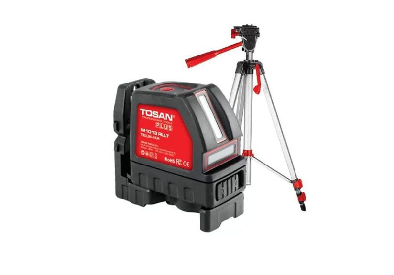 تراز لیزری قرمز با سه پایه توسن مدل M1013GL