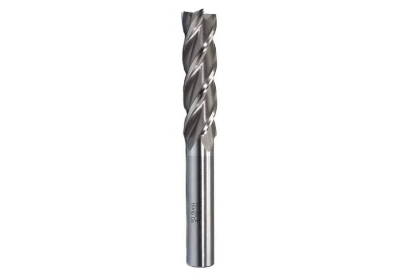 Long White 4Flute End Mill |Hongda- HSSE 7