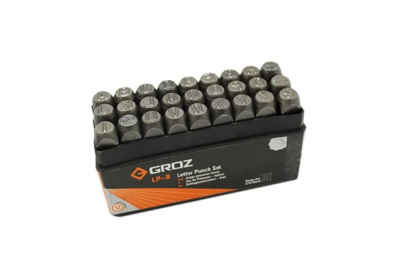 Letter Punch Set 8 mm Groz |LP/8