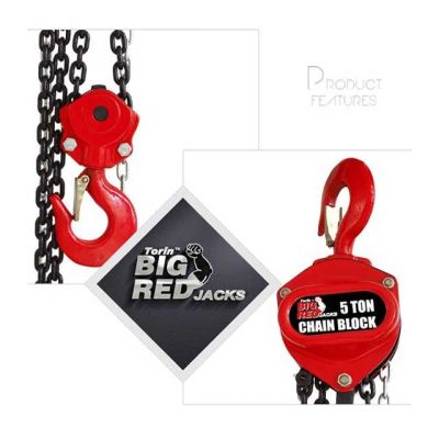Big Red 5 ton chain crane model TRC90501