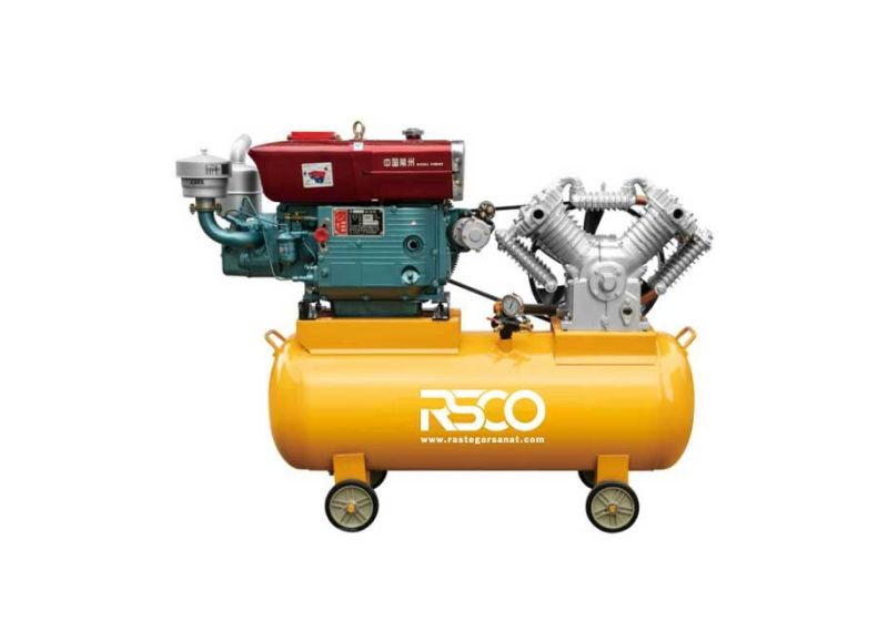 RSCO Gasoline air compressor 200 liter ACMG2-200