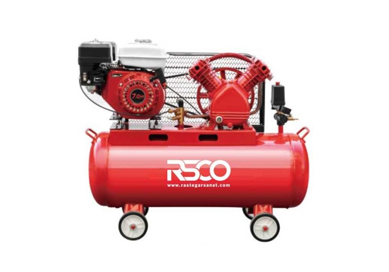 RSCO gasoline air compressor 70 liter ACMG2-70