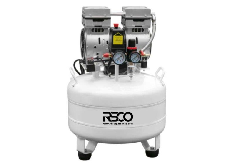 کمپرسور باد سایلنت بدون روغن 30 لیتری RSCO مدل MB750-30D