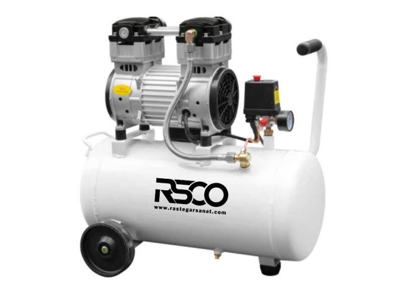 کمپرسور باد سایلنت بدون روغن 40 لیتری RSCO مدل MB1500-40L