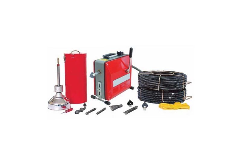 Drain Cleaning Machine | Soft Shafts 8/16/22 mm | For 20-150 mm Pipes