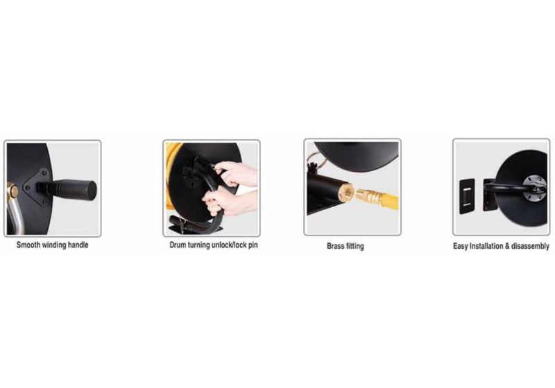 اداة تجمیع بکرة خرطوم الهواء 15+2 متر متوفرة بارخص الاسعار و اعلی جودة