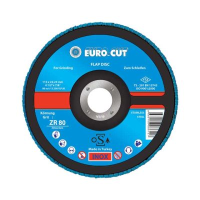 EURO-CAT Flap Disc Size 115-Grit 80
