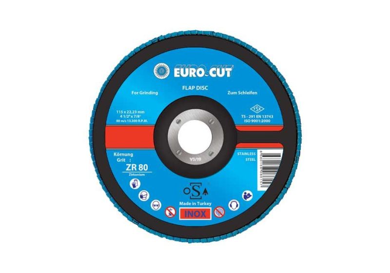 EURO-CAT Flap Disc Size 115-Grit 80