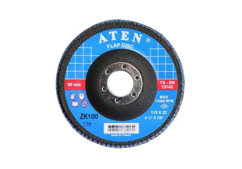 ATEN Flap Disc Mini Grit 100 Buy Online | Rastegarsanat