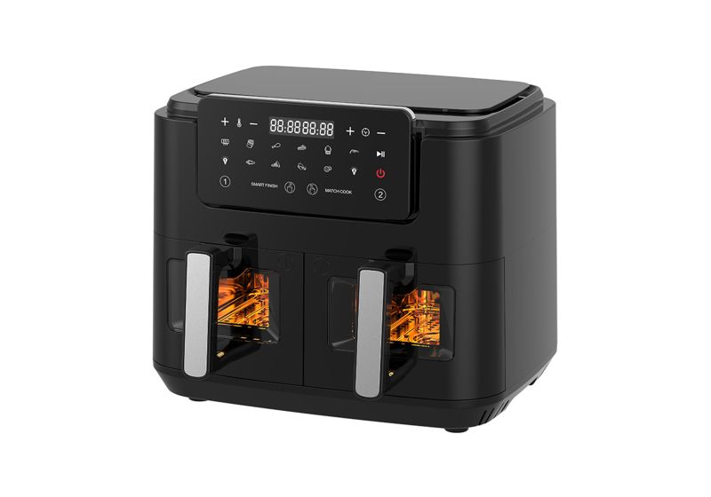 سرخ کن بدون روغن دوقلو 9 لیتری RSCO مدل BST-AF108D