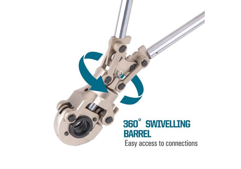 adjustable jaws PEX pipe manual press of Rastegar Sanat brand