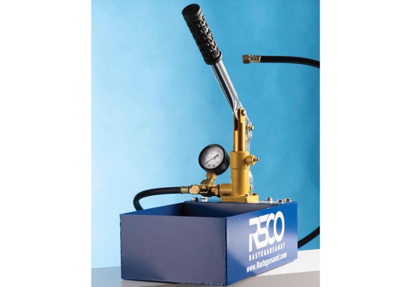 تست پمپ آب دستی 15 بار رستگار صنعت فلزی مدل TPM15