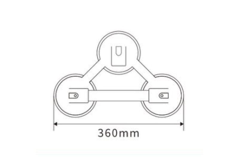 RSCO triple Glass Suction RGSA024 | Best Glass suctions