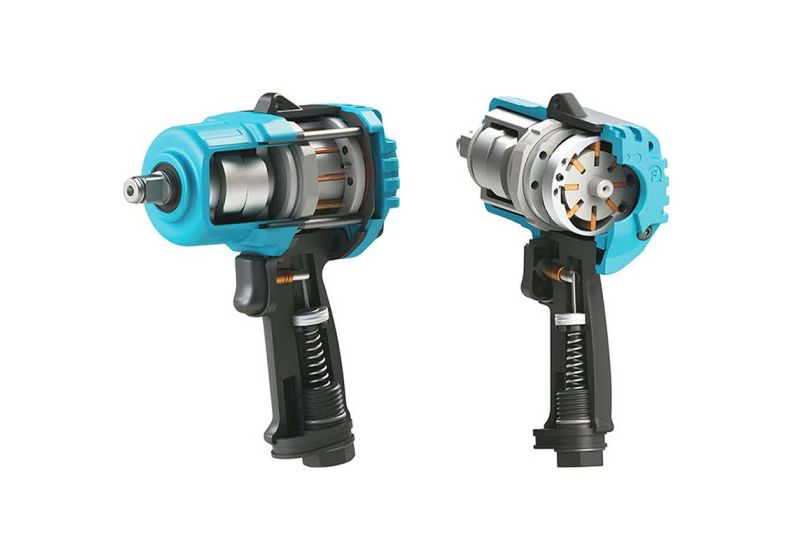 HAZET Air Impact Wrench Gun 9012M| Torque range: 1100 NM