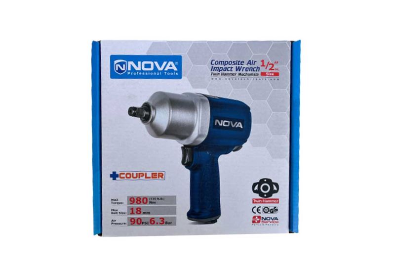 GENIUS Air Impact Wrench Gun 400800| Max torque: 1085 NM