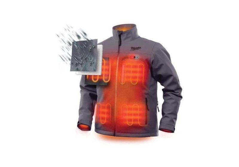 کاپشن هیتردار میلواکی مدل  M12 HJ GREY5-0