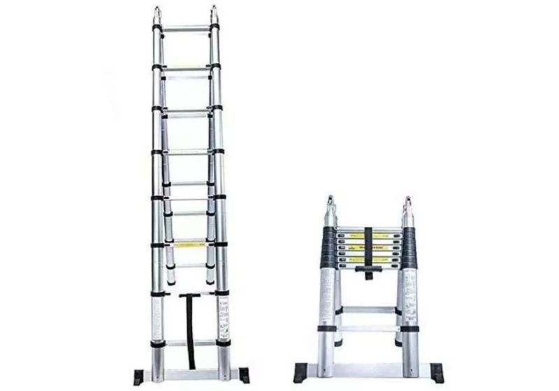 خرید نردبان تلسکوپی باس دو طرفه ۳/۸ متری مد ل RY-1438