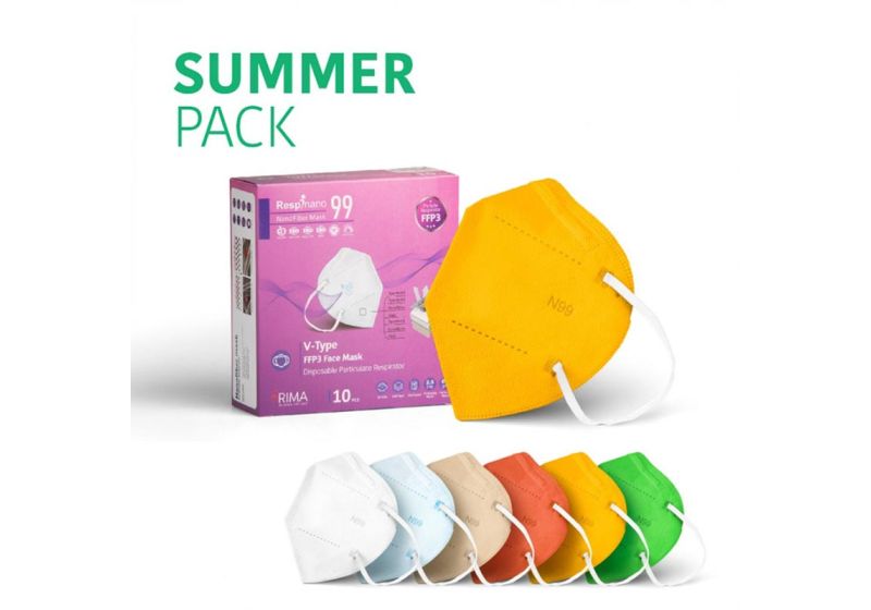 قیمت و خرید ماسک تنفسی ریما مدل وی تایپ N99 کد Summer-V99