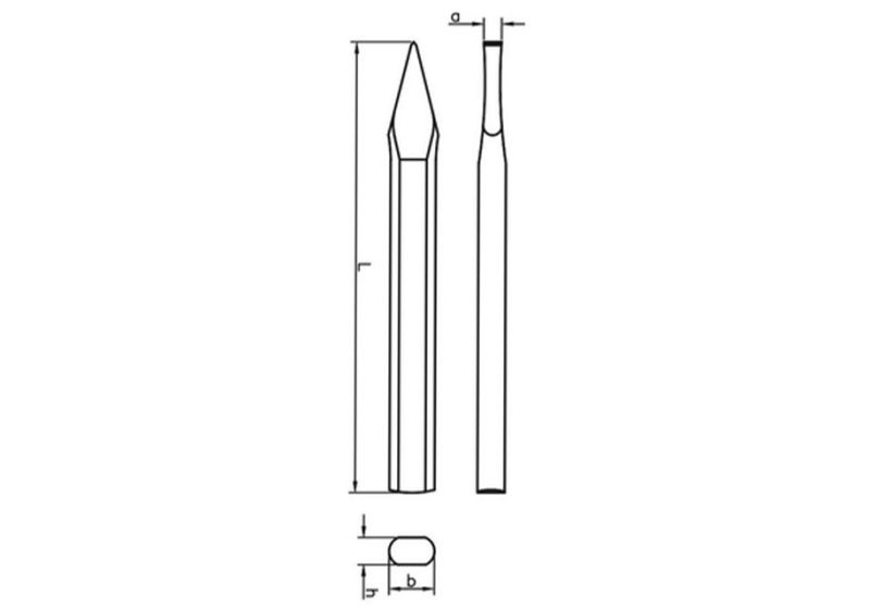 MAHDAVY Cold Chisel 50 cm | Made of forged steel | low price