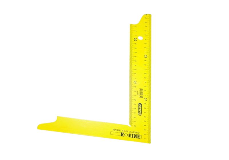 MTC Metal Square Ruler Tool 800 mm | Certified 90° | RSCo