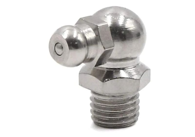 GROZ Grease Fitting 90 degrees| Hexagonal size: 11 mm