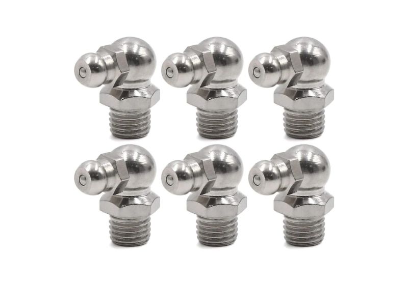 GROZ Grease Fitting 90 degrees| Hexagonal size: 11 mm