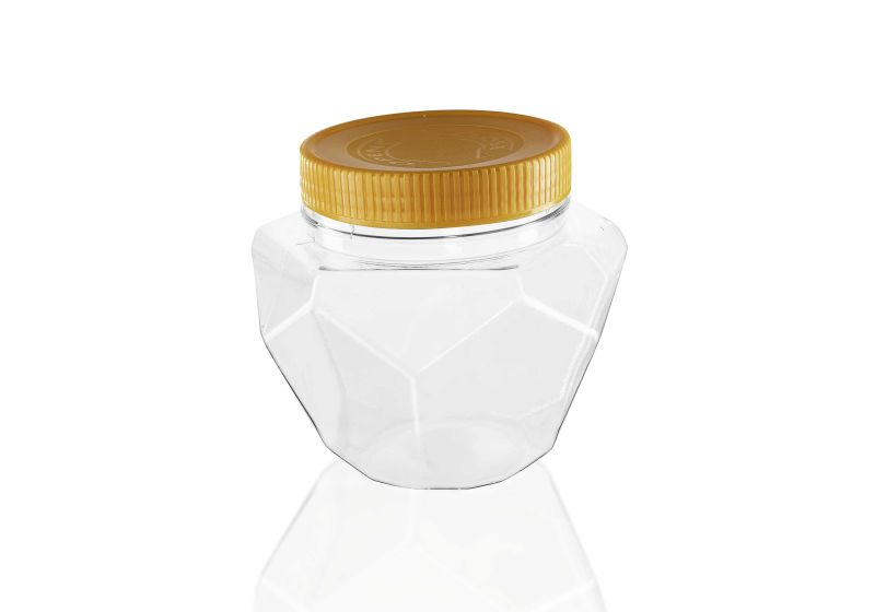 Two-kilogram octagonal honey jar, model HPJ7_2