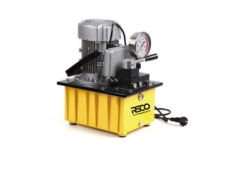 پمپ هیدرولیک برقی 8 لیتر RSCO مدل EPB28-702 - رستگار صنعت