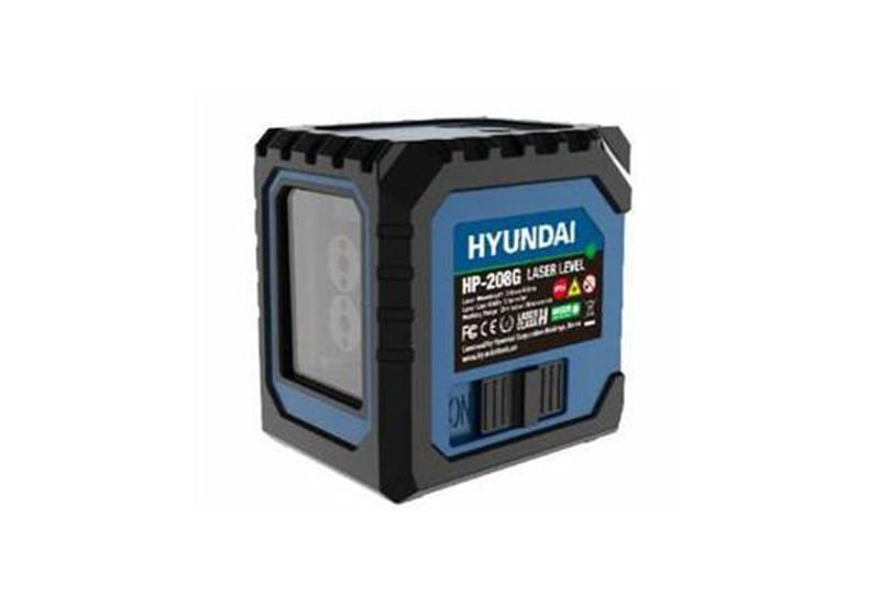 تراز لیزری هیوندای دو خط نور سبز مدل HP208G