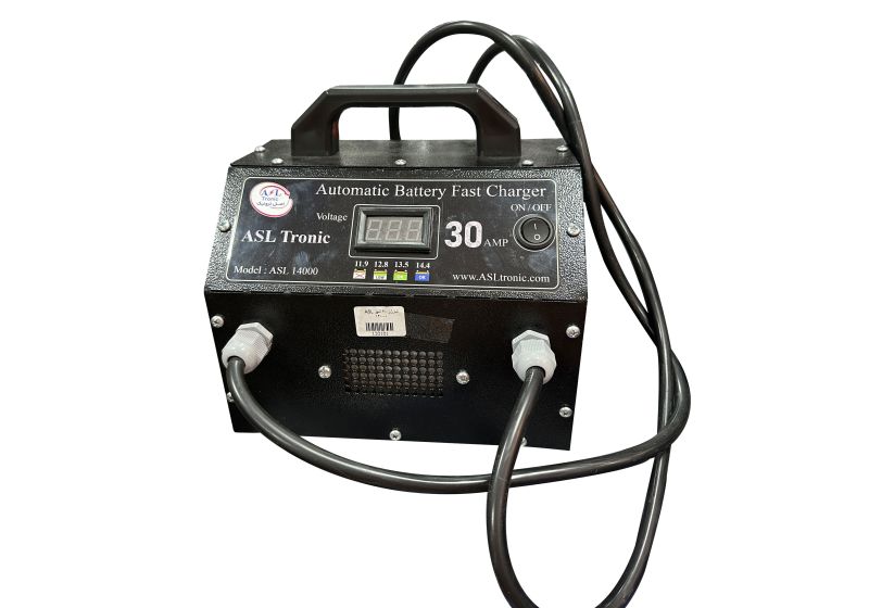 جهاز شحن البطارية الأصلي من المعدن ASL 14000