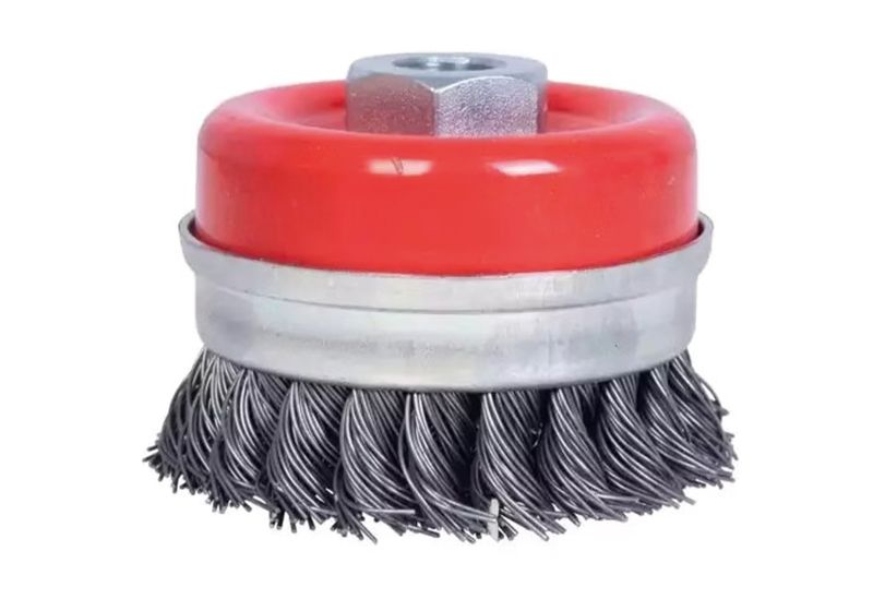 70mm braided bowl brush with ring, Jahan Bres model 0038